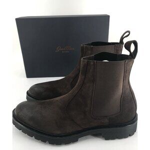 Good Man Brand Modern City Chelsea Boots Size 11 Brown  $268 Italian Suede